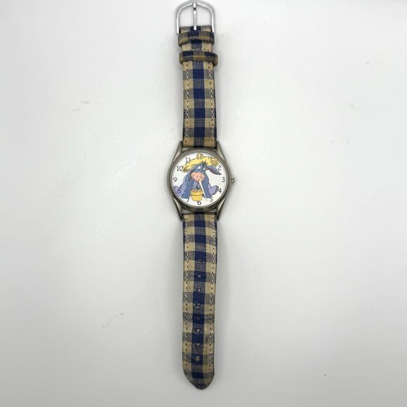 Timex Vintage 1990s Farmer Eeyore Winnie the Pooh Unisex watch Working - Picture 10 of 11